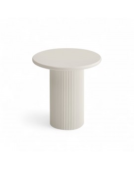 STOLIK KAWOWY WAVE 50 CM BIAŁY