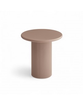 STOLIK KAWOWY WAVE 50 CM BRĄZOWY