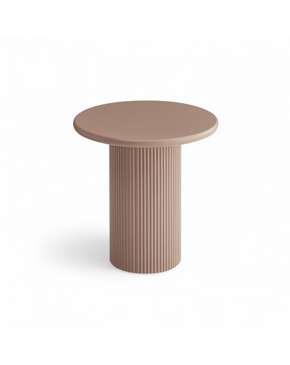 STOLIK KAWOWY WAVE 50 CM BRĄZOWY