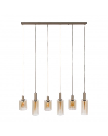 LAMPA WISZĄCA HOLY SZKŁO BURSZTYNOWE