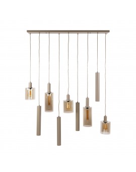 LAMPA WISZĄCA HOLY III SZKŁO BURSZTYNOWE