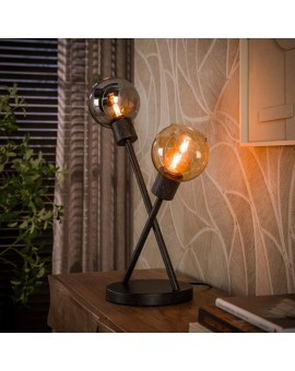 LAMPA STOŁOWA ICARDI METALOWA ANTRACYT