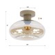 LAMPA SUFITOWA II PERI SZKŁO BURSZTYNOWE