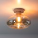 LAMPA SUFITOWA II PERI SZKŁO BURSZTYNOWE