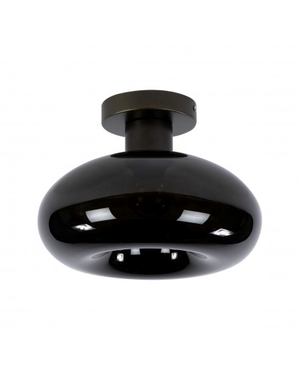 LAMPA SUFITOWA PERI SZKŁO BRĄZOWE