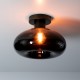 LAMPA SUFITOWA PERI SZKŁO BRĄZOWE