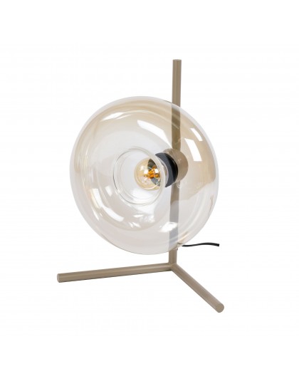 LAMPA STOŁOWA II PERI SZKŁO BURSZTYNOWE