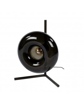 LAMPA STOŁOWA PERI SZKŁO BRĄZOWE