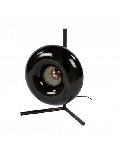 LAMPA STOŁOWA PERI SZKŁO BRĄZOWE