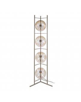 LAMPA PODŁOGOWA II PERI SZKŁO BURSZTYNOWE