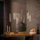 LAMPA WISZĄCA SOREN METALOWA BEŻOWA