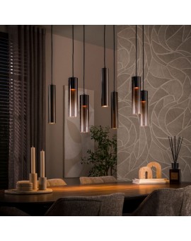 LAMPA WISZĄCA SOREN METALOWA BRĄZOWY