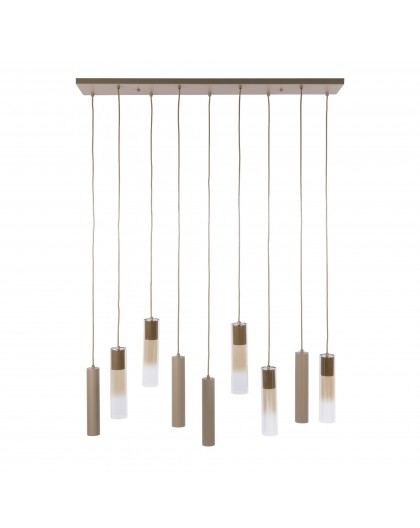 LAMPA WISZĄCA II SOREN METALOWA BEŻOWA