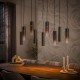LAMPA WISZĄCA II SOREN METALOWA BRĄZOWY
