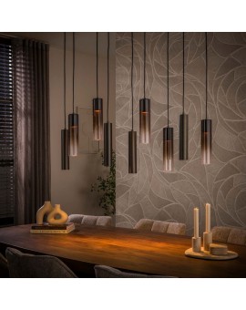 LAMPA WISZĄCA II SOREN METALOWA BRĄZOWY