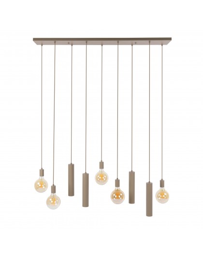 LAMPA WISZĄCA II AMANDA METALOWA BEŻOWA