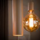 LAMPA WISZĄCA II AMANDA METALOWA BEŻOWA