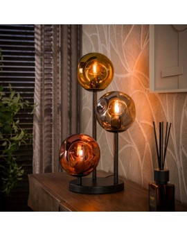 LAMPA STOŁOWA III NOTTE METALOWA ANTRACYT