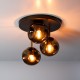 LAMPA SUFITOWA II NOTTE METALOWA BRĄZOWA