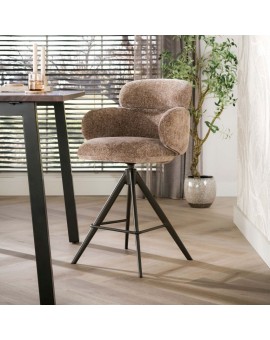 HOKER OBROTOWY HERB TAUPE