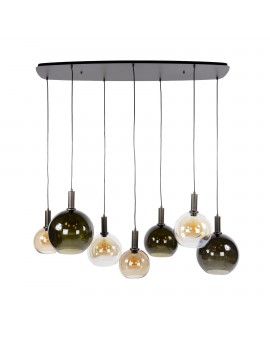 LAMPA WISZĄCA ICARDI METALOWA BRĄZOWA