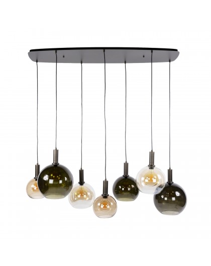 LAMPA WISZĄCA ICARDI METALOWA BRĄZOWA
