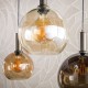 LAMPA WISZĄCA ICARDI METALOWA BRĄZOWA