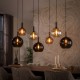 LAMPA WISZĄCA ICARDI METALOWA BRĄZOWA