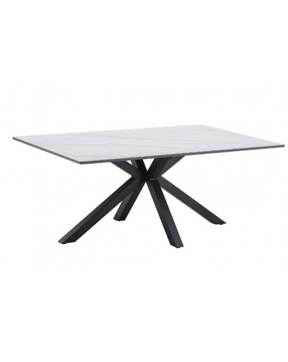 STOLIK KAWOWY GALAXIE 100X60 CM CERAMIKA BIAŁY
