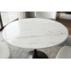 STÓŁ LYON 80 CM CERAMIKA BIAŁY