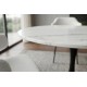STÓŁ LYON 80 CM CERAMIKA BIAŁY