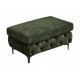 PUF MODERN BAROCK 95X62 CM WELUR ZIELONY