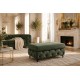 PUF MODERN BAROCK 95X62 CM WELUR ZIELONY
