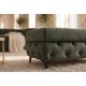 PUF MODERN BAROCK 95X62 CM WELUR ZIELONY