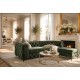 PUF MODERN BAROCK 95X62 CM WELUR ZIELONY