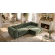 SOFA MODERN BAROCK II 3-OSOBOWA WELUR ZIELONY