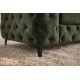 SOFA MODERN BAROCK II 3-OSOBOWA WELUR ZIELONY