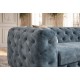 SOFA MODERN BAROCK II 3-OSOBOWA WELUR PETROL