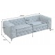 SOFA MODERN BAROCK II 3-OSOBOWA WELUR PETROL