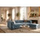 SOFA MODERN BAROCK II 3-OSOBOWA WELUR PETROL