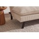SOFA ROZKŁADANA COCOONING 3-OSOBOWA SZTRUKS BEŻOWA