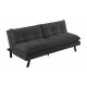 SOFA ROZKŁADANA COCOONING 3-OSOBOWA SZTRUKS SZARA
