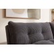 SOFA ROZKŁADANA COCOONING 3-OSOBOWA SZTRUKS SZARA