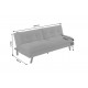 SOFA ROZKŁADANA COCOONING 3-OSOBOWA SZTRUKS SZARA