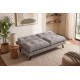 SOFA ROZKŁADANA COCOONING 3-OSOBOWA SZARA