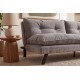 SOFA ROZKŁADANA COCOONING 3-OSOBOWA SZARA