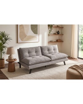 SOFA ROZKŁADANA COCOONING 3-OSOBOWA BEŻOWA