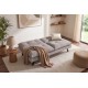 SOFA ROZKŁADANA COCOONING 3-OSOBOWA BEŻOWA