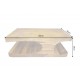STOLIK KAWOWY GOA 105X55 CM PALISANDER