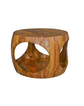 STOLIK KAWOWY ORGANIC LOOP 60 CM PALISANDER